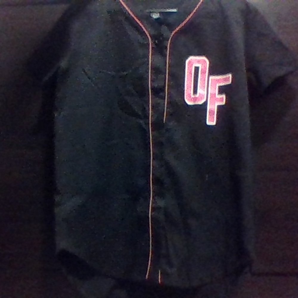 Odd Future Black & Pink Baseball Jersey